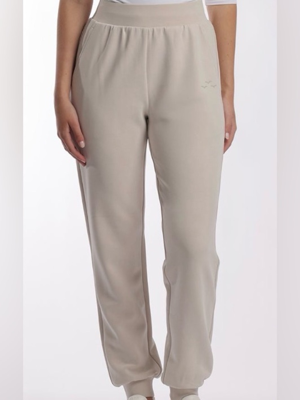 LazyPants Women’s Taupe Performance Jogger Pants Size Large Athleisure Lounge